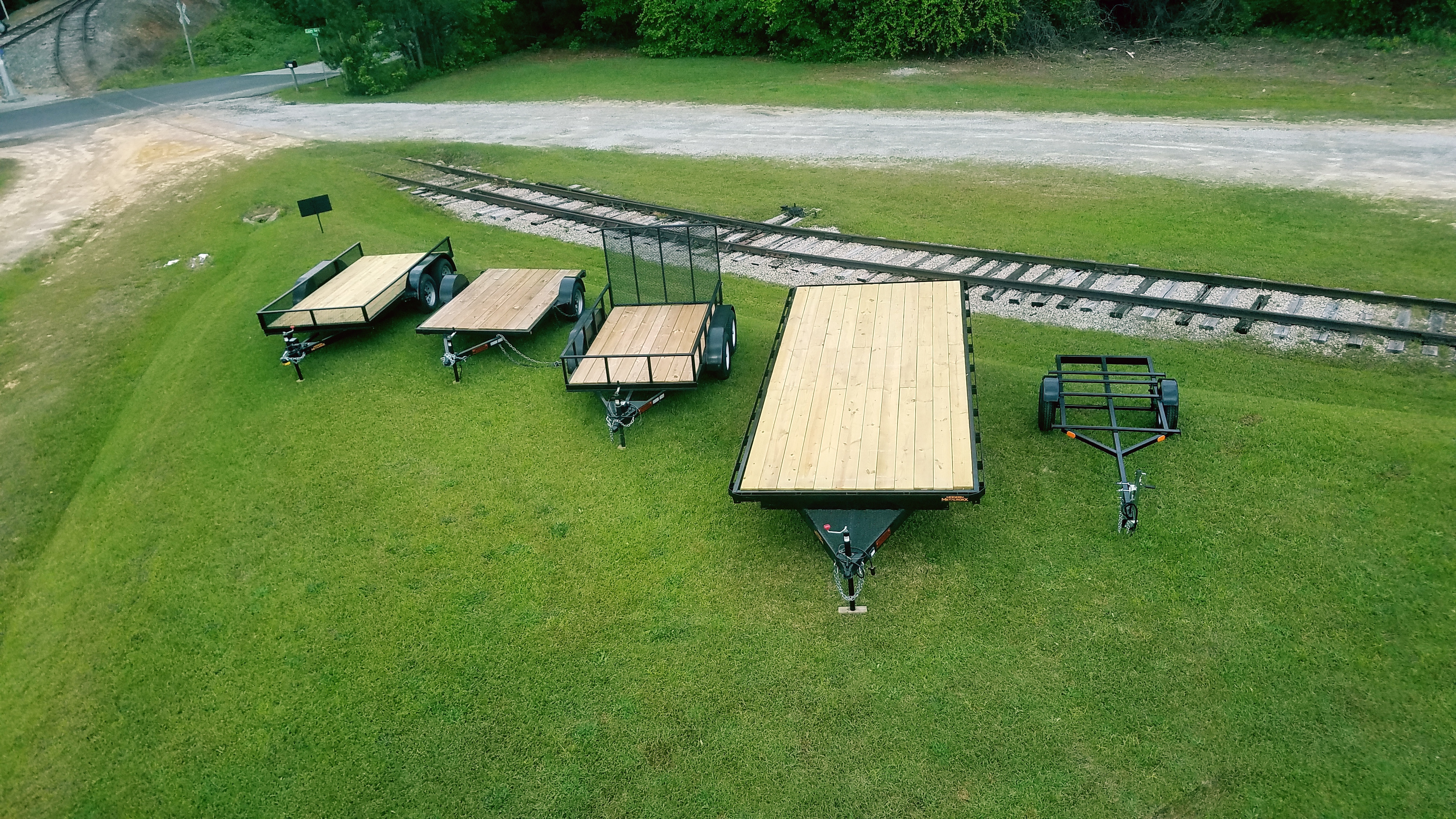 Multi Trailer Overhead Pic